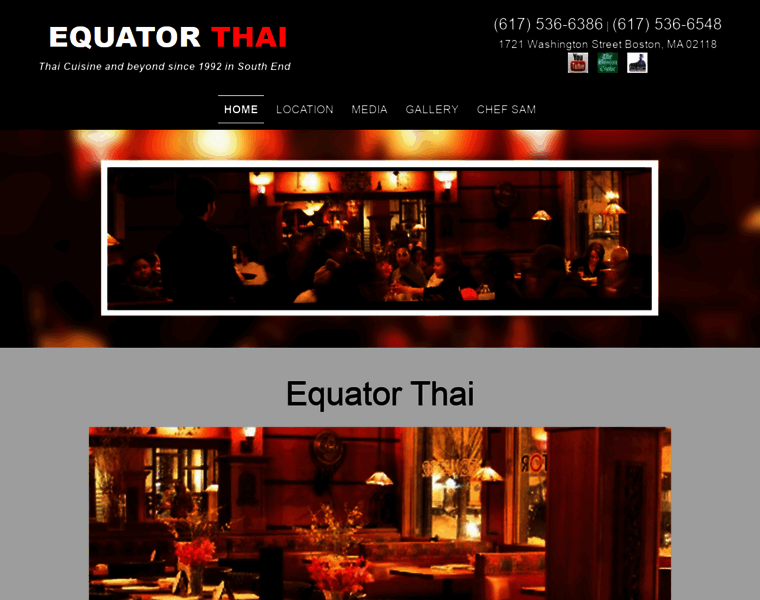 Equatorrestaurantma.com thumbnail