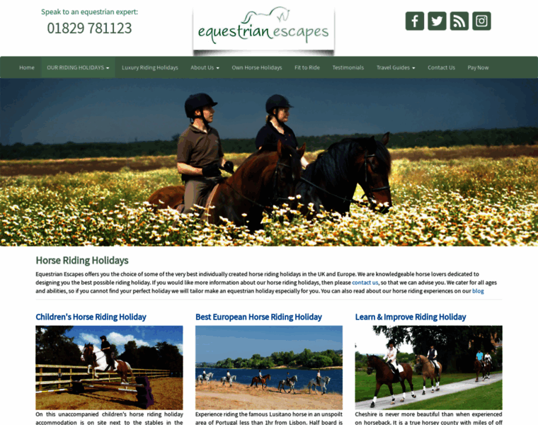 Equestrian-escapes.com thumbnail