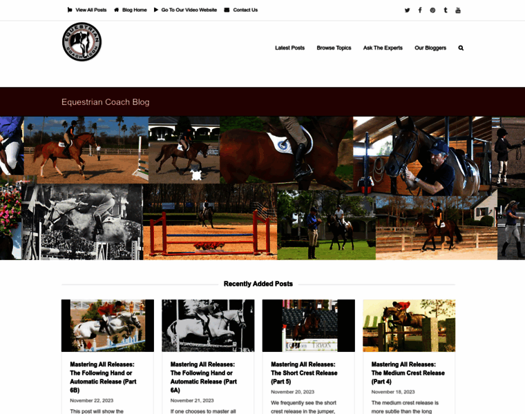 Equestriancoachblog.com thumbnail