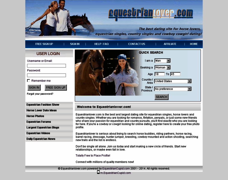 Equestrianlover.com thumbnail