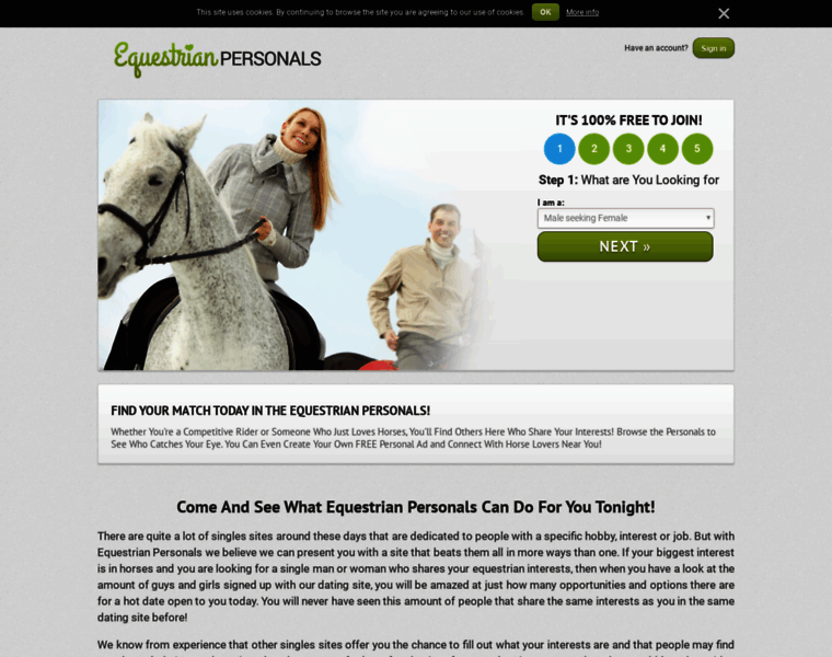Equestrianpersonals.com thumbnail