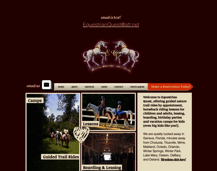 Equestrianqueststables.com thumbnail
