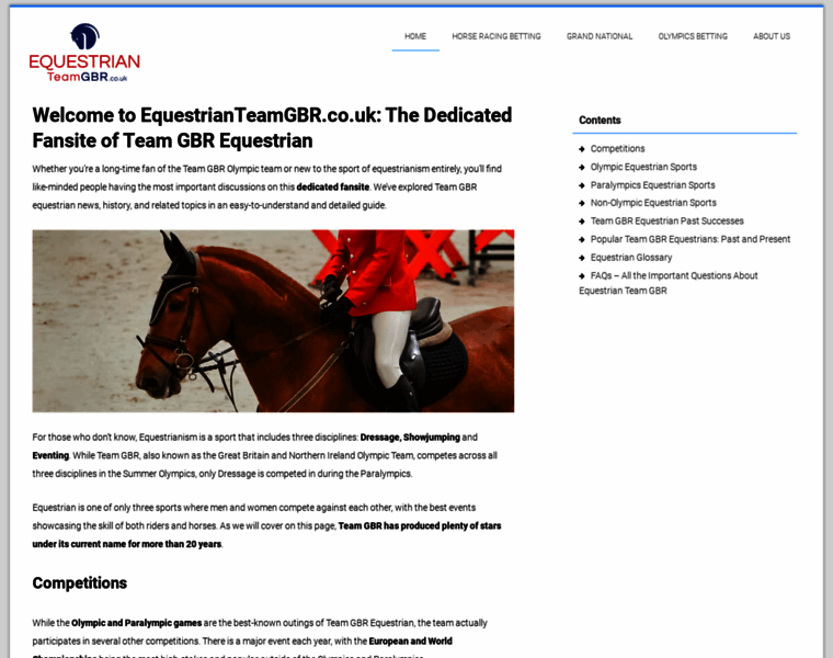 Equestrianteamgbr.co.uk thumbnail