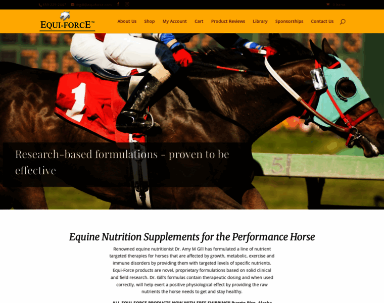 equiforce.com at WI. Equi-Force | TARGETED Equine Nutritional Therapy ...