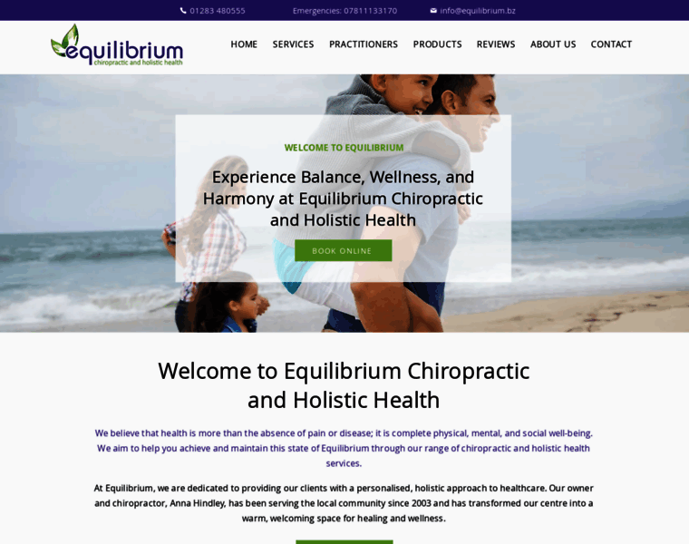 Equilibriumchiropractic.co.uk thumbnail