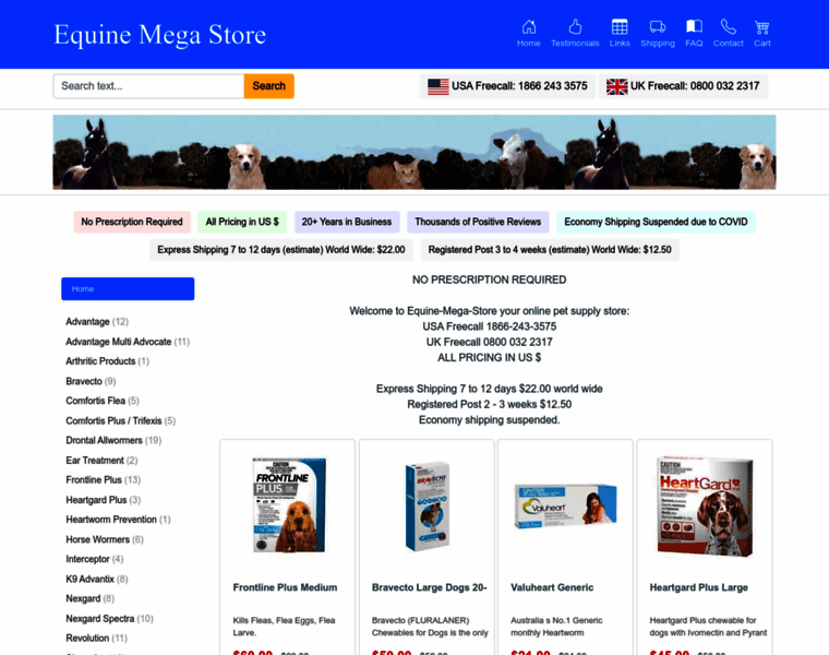 Equine-mega-store.com thumbnail