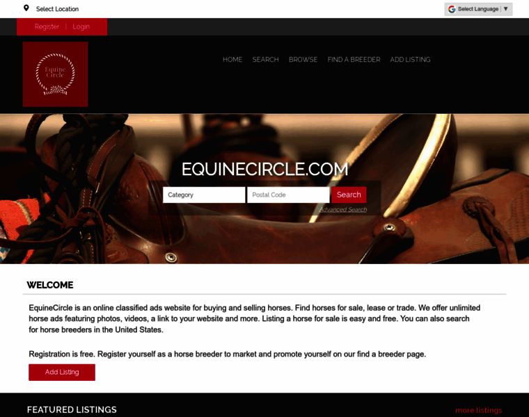 Equinecircle.com thumbnail