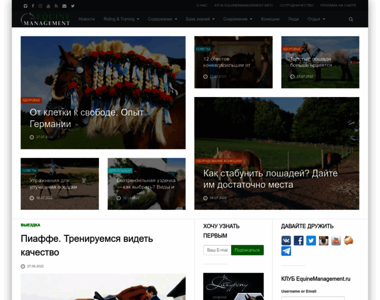 Equinemanagement.ru thumbnail