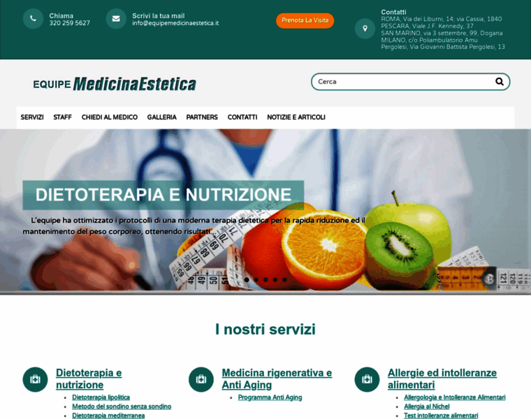 Equipemedicinaestetica.it thumbnail