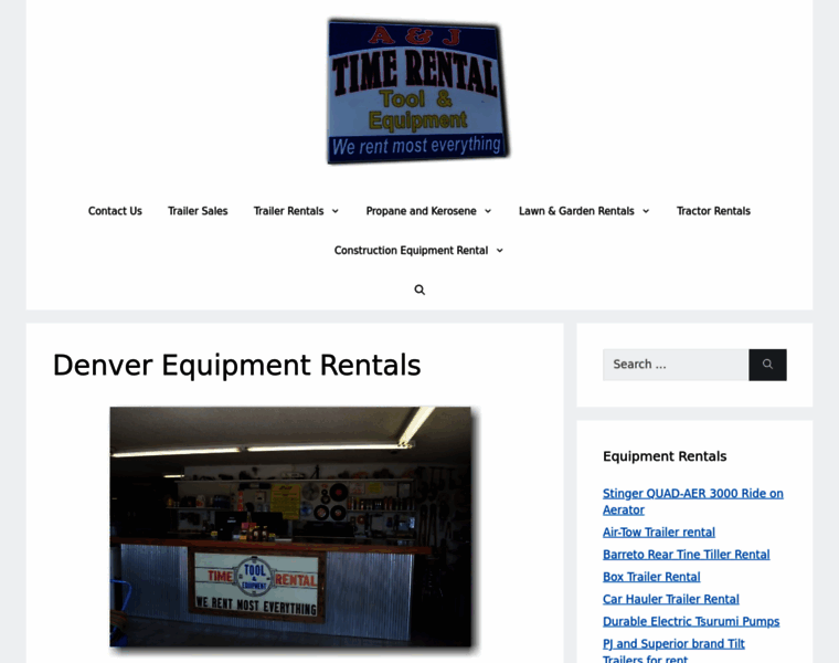 Equipmentrentalsdenver.com thumbnail