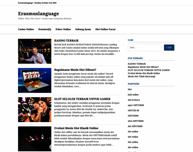 Erasmus-language.com thumbnail