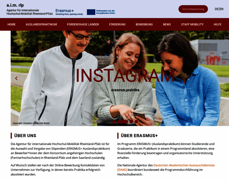Erasmuspraktika.de thumbnail