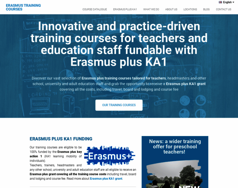 Erasmustrainingcourses.com thumbnail