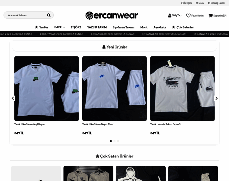 Ercanwear.com thumbnail