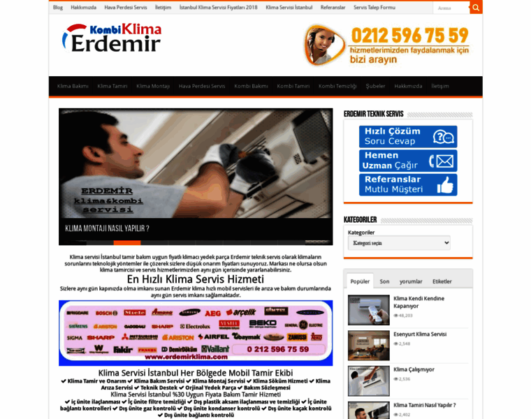 Erdemirklima.com thumbnail