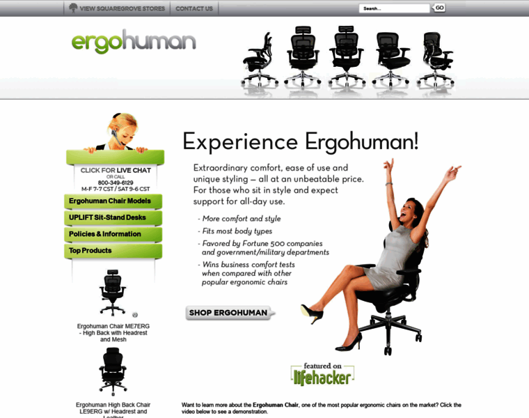 Ergohuman.com thumbnail