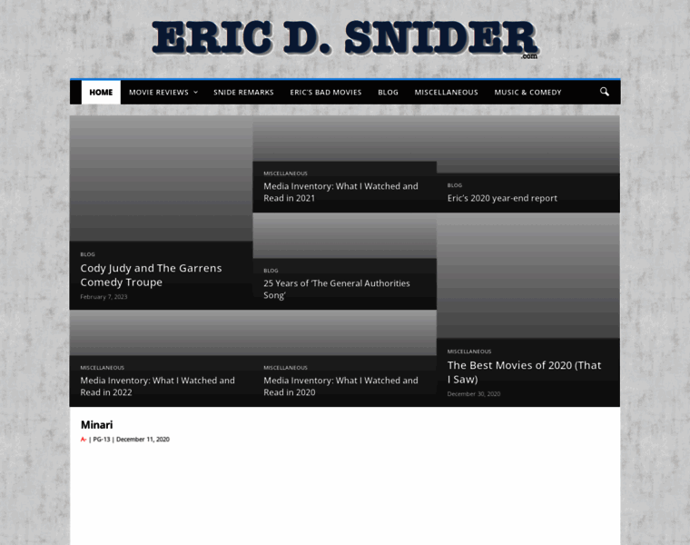Ericdsnider.com thumbnail