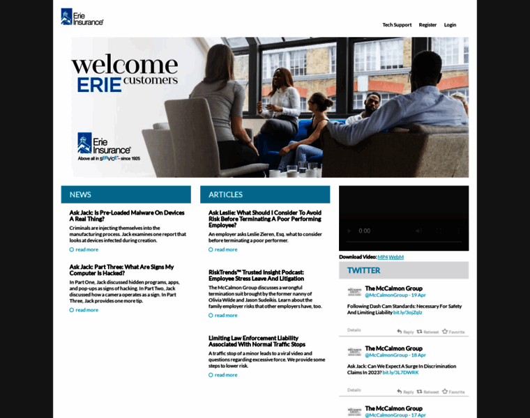 Erie.employerprotection.net thumbnail