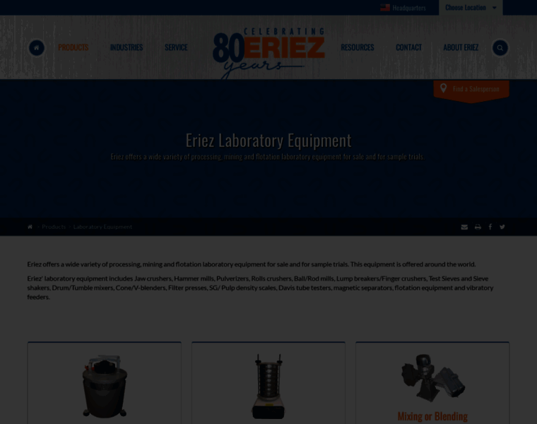Eriezlabequipment.com thumbnail