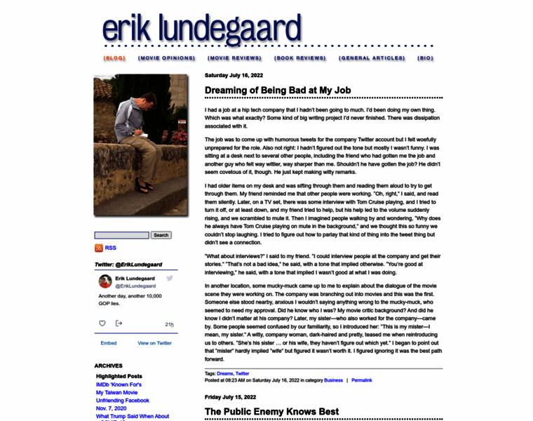 Eriklundegaard.com thumbnail