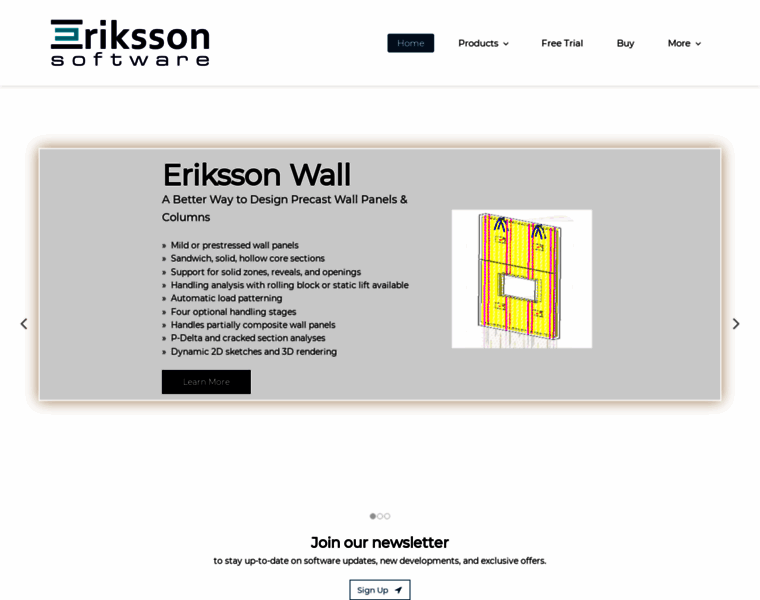 Erikssonsoftware.com thumbnail