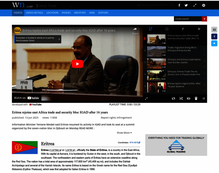 Eritreatrade.com thumbnail