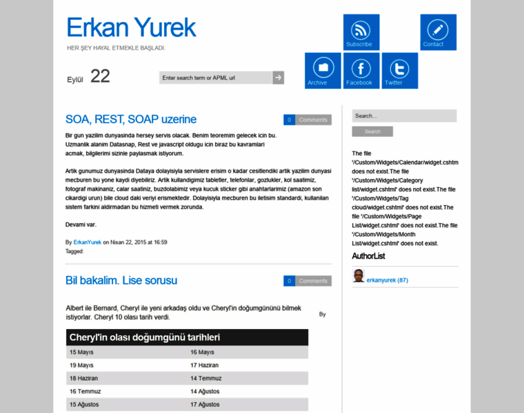 Erkanyurek.com thumbnail