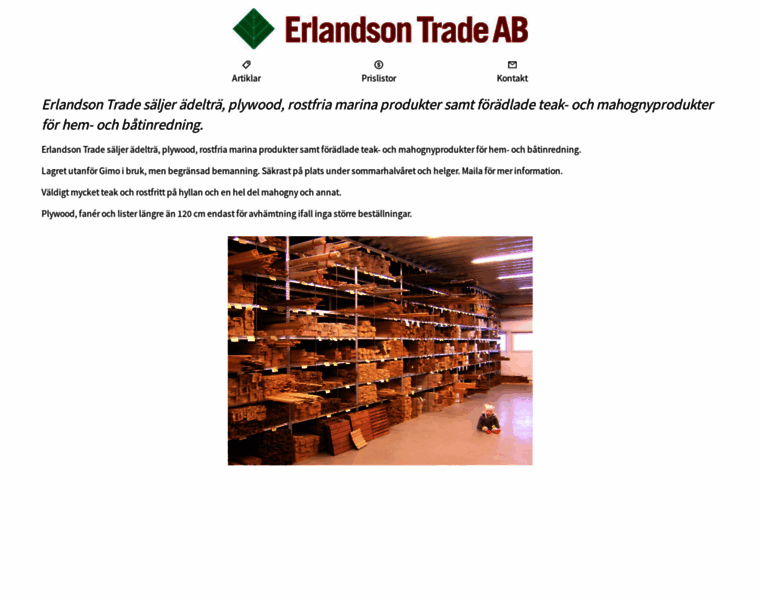 Erlandsson-trade.se thumbnail