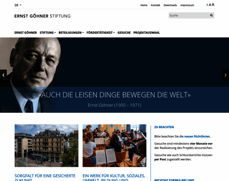 Ernst-goehner-stiftung.ch thumbnail