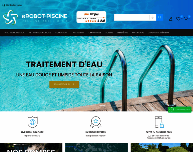 Erobot-piscine.fr thumbnail