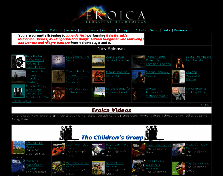 Eroica.com thumbnail