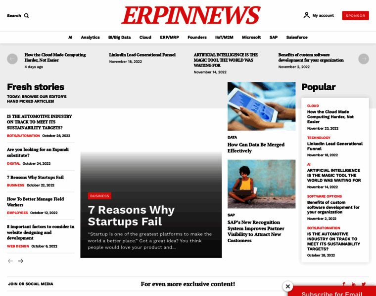Erpinnews.com thumbnail