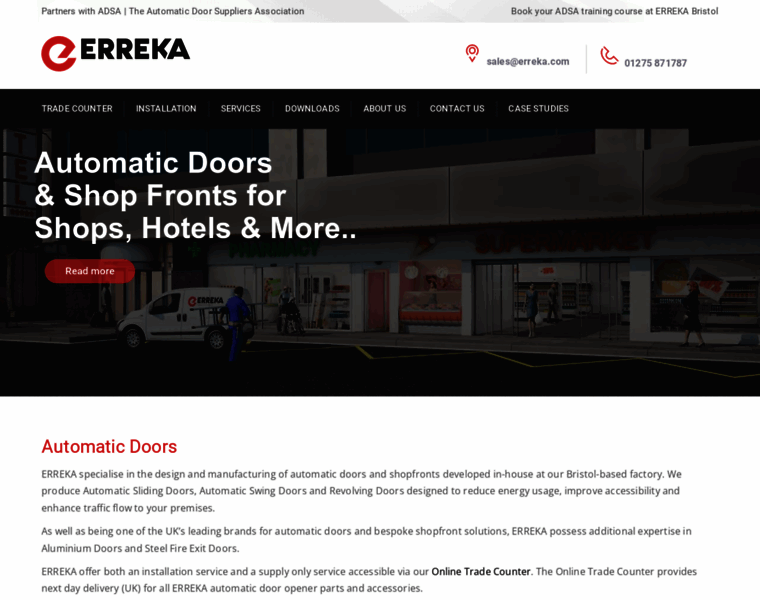 Erreka-automaticdoors.uk.com thumbnail