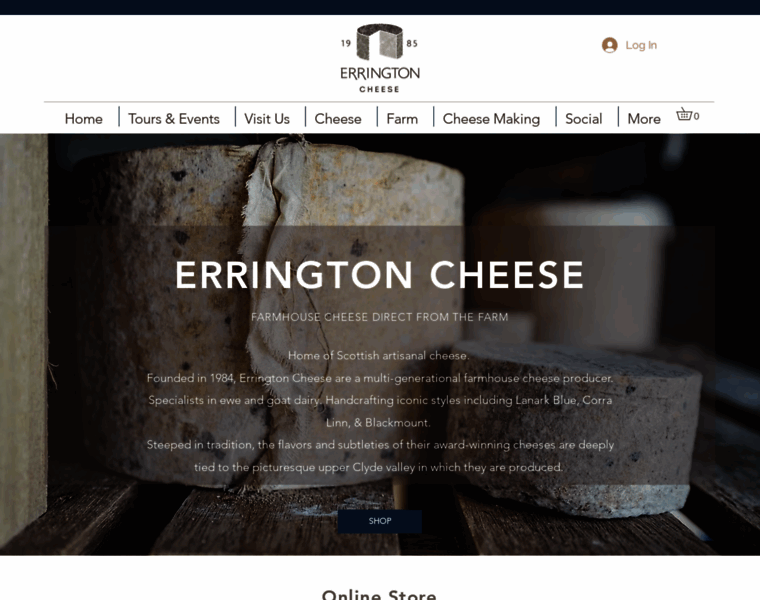 Erringtoncheese.co.uk thumbnail