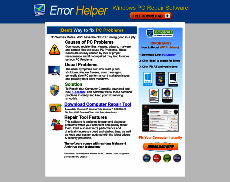 Errorhelper.com thumbnail