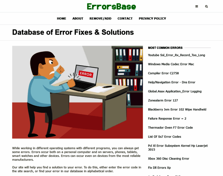Errorsbase.com thumbnail