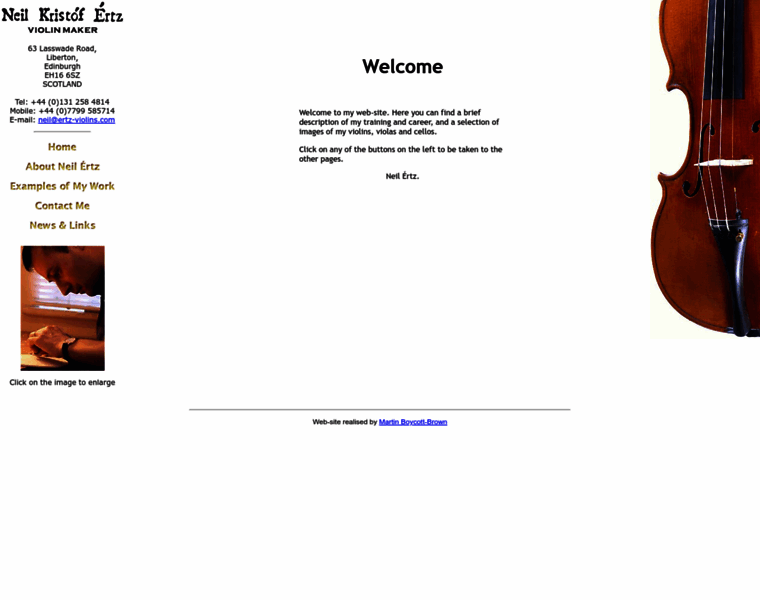 Ertz-violins.com thumbnail