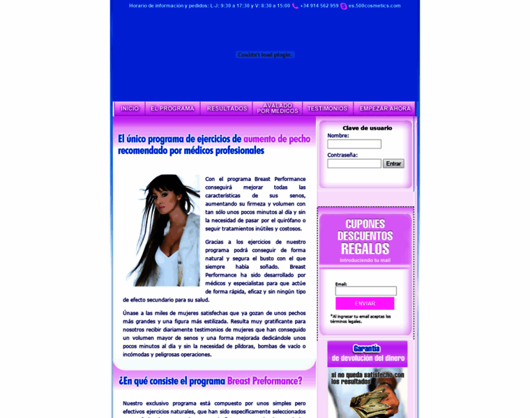 Es.breastperformance.com thumbnail