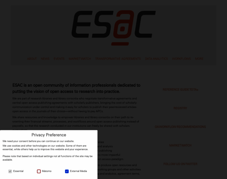Esac-initiative.org thumbnail