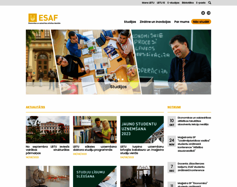 Esaf.llu.lv thumbnail