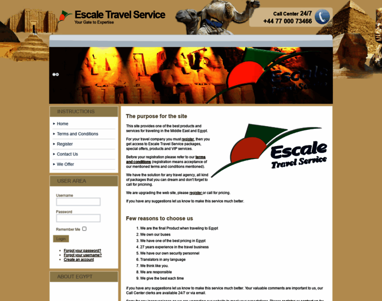Escale-travel.com thumbnail