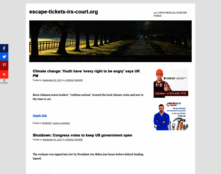Escape-tickets-irs-court.org thumbnail