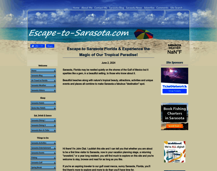 Escape-to-sarasota.com thumbnail