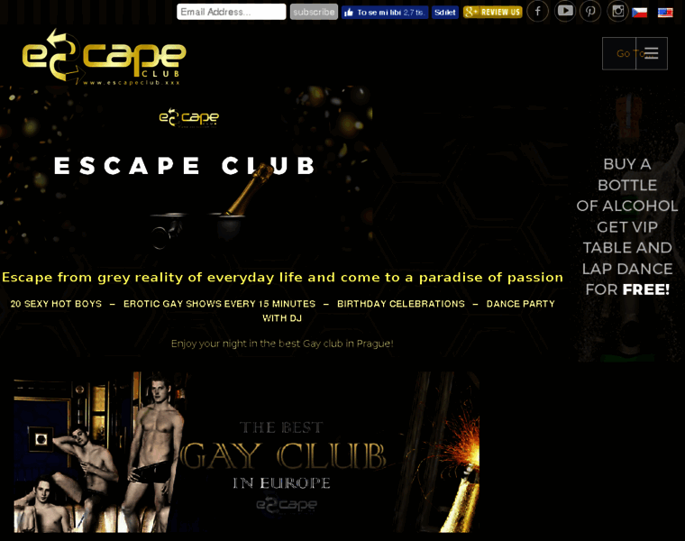 Escapeclub.com thumbnail