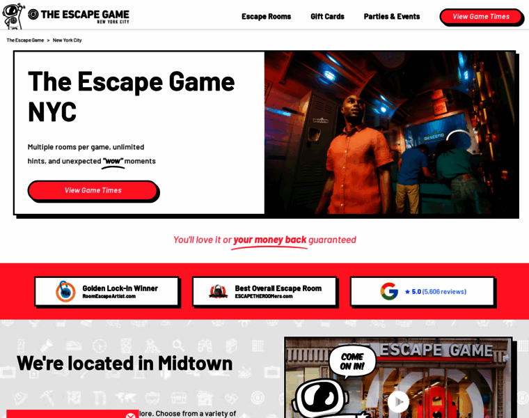 Escapegamesnyc.com thumbnail