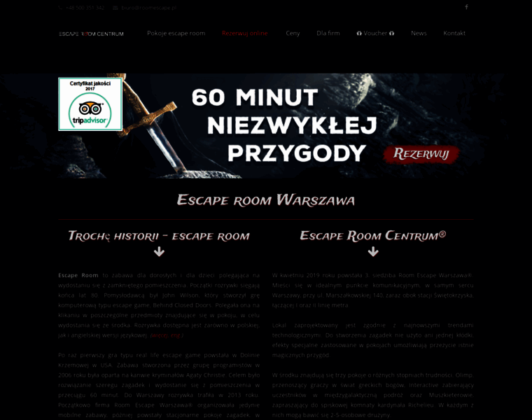 Escapegamewarszawa.pl thumbnail