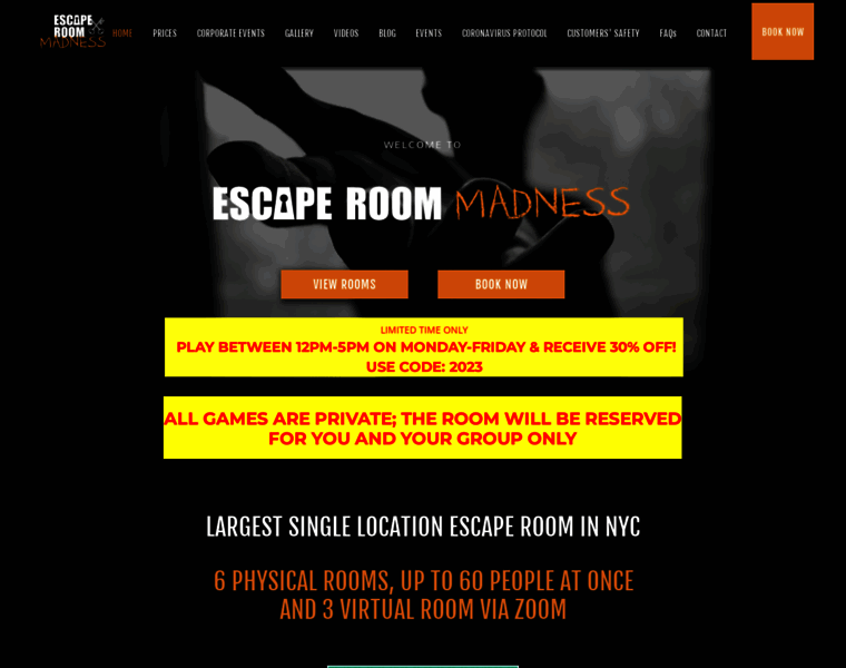 Escaperoommadness.com thumbnail