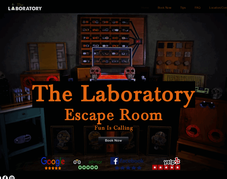 Escapethelaboratory.com thumbnail
