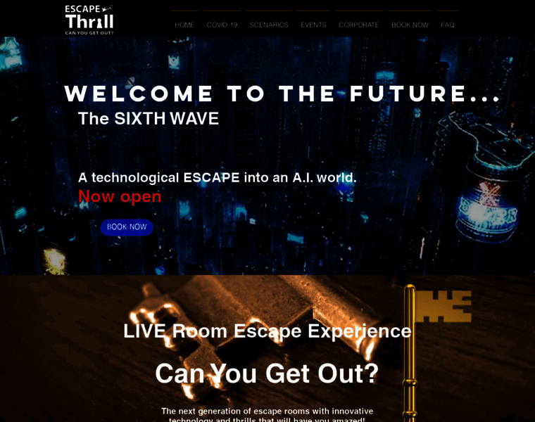 Escapethrill.com thumbnail