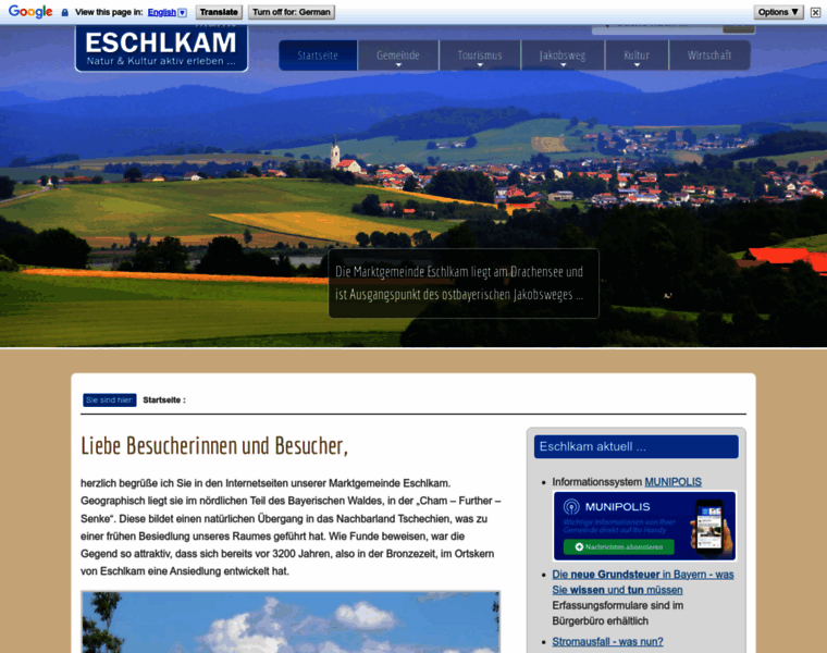 Eschlkam.de thumbnail